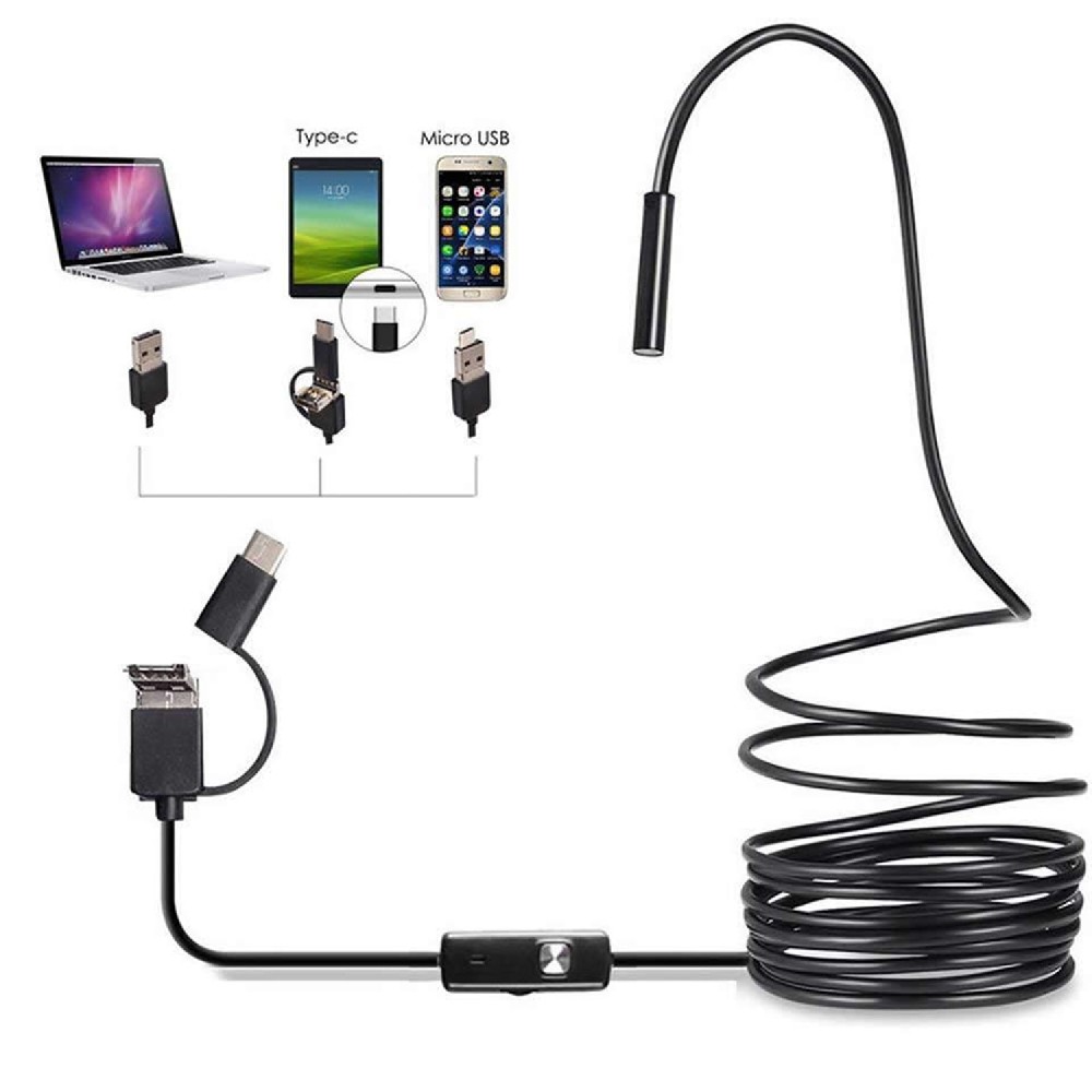EN01 3IN1 Inskam Industrial USB Inspection Endoscope Camera