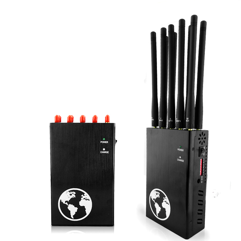 S10 Portable 10 Antenna Signal Jammer 2G/3G/4G/5G GPS Signal Blocker