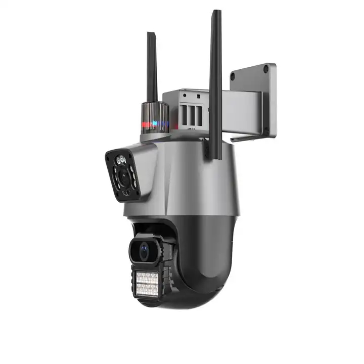 P11 Dual Lens Outdoor Security Alarm PTZ Wifi Camera iCSEE