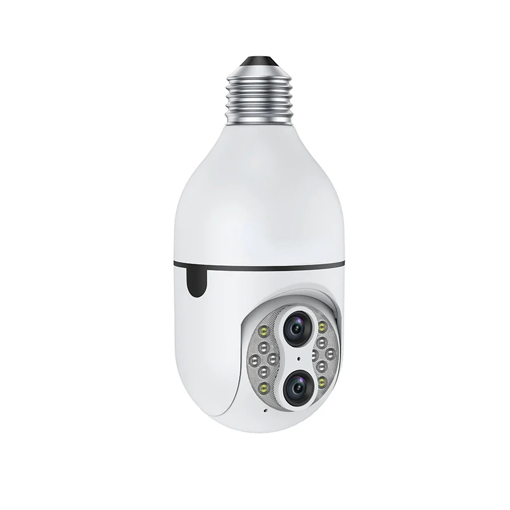 DL18 Dual Lens E27 Wifi Bulb 10X ZOOM Smart Home Security IP Camera